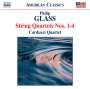 Philip Glass (geb. 1937): Streichquartette Nr.1-4, CD