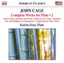 John Cage: Sämtliche Werke für Flöte Vol.2, CD