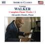 George Walker (1922-2018): Sämtliche Klavierwerke Vol.1, CD