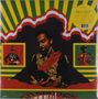 Text: "Gilberto Gil with Os Mutantes". Buntes, psychedelisches Design im Stil alter Gemälde mit zentraler Person in Uniform., LP