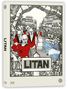 "LITAN" steht auf einem Schild. Im Hintergrund zerstörte Gebäude, im Vordergrund Figuren in roten Anzügen mit Instrumenten., 1 Blu-ray Disc und 1 DVD