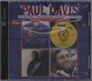 CD-Hülle mit "PAUL DAVIS", "2 DISCS", "14 CLASSIC SINGLE HITS". Fotos von einer Jacke, einer Schallplatte, und Porträts.