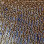 Text: "JESSIKA KENNEY EYVIND KANG". Sandartige Muster in diagonalen Linien auf blauem Hintergrund., LP