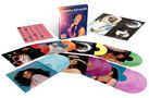 "DONNA SUMMER" und "THE CASABLANCA STUDIO ALBUMS" erscheinen auf einer Sammlung farbiger Schallplatten. 

, 10 LPs