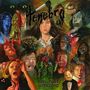 "Tenebra", "Una lama d'argento". Horrorszenen mit verstörten Gesichtern und fantastischen Kreaturen., LP