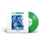 „MONO“, „HEAVEN VOL. 4“ in Grün. Abstrakte blaue Pinselstriche. Grüne Vinylplatte., Single 12"