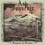 "Ash Souvenir by Ragana & Drowse" steht in gotischer Schrift. Im Hintergrund ein Berg, umgeben von Baumstämmen., LP
