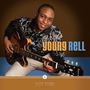 Text: "young RELL" in großen Buchstaben. Eine Person spielt Gitarre, trägt ein florales Hemd und lächelt freundlich., CD