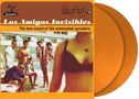 Text: "Los Amigos Invisibles", "The new sound of the venezuelan gozadera". Menschen in Badekleidung, gelbe Schallplatten.