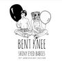 "Bent Knee Shiny Eyed Babies 10th Anniversary Edition." Illustration von zwei sitzenden Kindern mit Luftballons., LP