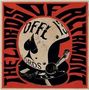 „THE LORDS OF ALTAMONT“ umrahmt einen Helm mit „OFFL 13“ und Pik-Symbol, abgebildet auf rotem Hintergrund., LP