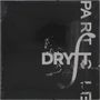 Text: "PART" vertikal, "DRYFT" horizontal,  Schwarzweiß-Design mit abstrakten Mustern im Hintergrund., CD