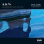„s.a.m. selected audiophile music | volume three“, „inakustik“, „KABEL LAUTSPRECHER MUSIK“, „DIRECT METAL DMM MASTERING“. Abstrakte blaue und grüne Farbschichten., 2 LPs