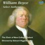 William Boyce: Anthems, CD, CD