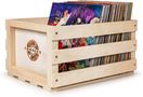 : Crosley Plattenkiste für ca. 75 Schallplatten (Natur), ZUB