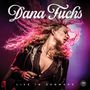 „Dana Fuchs“ steht oben, darunter „Live in Denmark“. Eine Frau singt leidenschaftlich auf der Bühne., LP