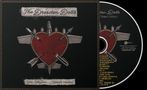"The Dresden Dolls" und "Yes, Virginia...(Tailors's Version)" auf Stoffband, Herz von Pfeilen durchbohrt., CD