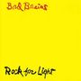 "Bad Brains" in Rot oben, "Rock for Light" in Schwarz unten, gelber Hintergrund., LP