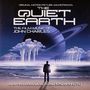 Text: "The Quiet Earth", "The Film Music of John Charles". Person vor einem Planeten mit Ringen und außergewöhnlichen Wolken., CD