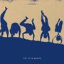 Text: "- instant - the ex & guests". Blaue Silhouetten von Personen, die Handstände auf beigem Hintergrund machen., 2 LPs
