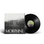 „MORPHINE“ steht groß auf einem Schallplattencover mit einem schwarz-weißen Bild einer Landschaft im Hintergrund., LP