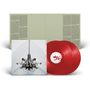 Der Text auf dem Cover lautet "Interpol" und "This". Zwei rote Vinyl-Schallplatten sind sichtbar., 2 LPs