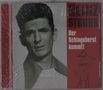 "HEINZ STRUNK. Der Schlagobers kommt!" Graustufen-Porträt eines Mannes, daneben ein gezeichnetes komisches Gesicht., CD