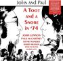 "John and Paul. A Toot and a Snore in '74. Namen: John Lennon, Paul McCartney, Stevie Wonder, Harry Nilsson.", LP