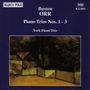Buxton Orr (1924-1997): Klaviertrios Nr.1-3, CD