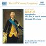 Joseph Martin Kraus (1756-1792): Symphonien C-Dur,c-moll,Es-Dur (VB 139,142,144), CD