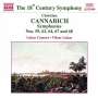 Johann Christian Cannabich (1731-1798): Symphonien Nr.59,63,64,67,68, CD