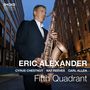 Texte: "ERICH ALEXANDER", "CYRUS CHESTNUT", "NAT REEVES", "CARL ALLEN", "Fifth Quadrant". Mann spielt Saxophon zwischen Gebäuden., CD