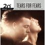 "The Best of Tears for Fears: The Millennium Collection". Zwei Personen in seitlichem Profil, eine schaut nach oben., CD