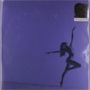 „RAW BLUE DELUXE“ steht in einem Quadrat. Silhouette einer tanzenden Person auf blauem Hintergrund., 2 LPs