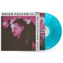 "BRAIN FALLON & THE PAINKILLERS" und "NOT BAD FOR NEW JERSEY". Bild eines Mannes, türkisfarbene Vinyl-Schallplatte., LP