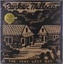 "Parker Millsap" oben, "The Very Last Day" unten. Illustration mit zwei Holzhäusern und dunklen Wolken., LP