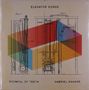 "Elevator Songs. Roomful of Teeth. Gabriel Kahane. Technische Zeichnung eines Aufzugs mit bunten geometrischen Formen.", LP
