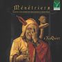 "Ménétriers - Dances and Songs of the European Minstrels, eXaQuier" und ein Bild eines mittelalterlichen Narren., CD