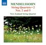 Felix Mendelssohn Bartholdy: Streichquartette Vol.2, CD