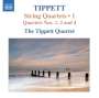Michael Tippett (1905-1998): Streichquartette Vol.1, CD