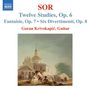 Fernando Sor: Etüden op.6 Nr.1-12, CD