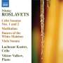 Nikolaj Roslavets (1881-1944): Cellosonaten r.1 & 2, CD
