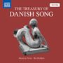 "The Treasury of Danish Song", 18 CDs, Musica Ficta, Bo Holten. Eine Statue einer Meerjungfrau auf rotem Hintergrund., 18 CDs