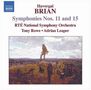 Havergal Brian (1876-1972): Symphonien Nr.11 & 15, CD