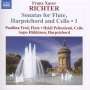 Franz Xaver Richter (1709-1789): Sonaten für Flöte,Cembalo & Cello Vol.1, CD