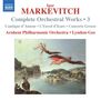 Igor Markevitch: Sämtliche Orchesterwerke Vol.3, CD