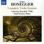Arthur Honegger: Sämtliche Violinsonaten, CD