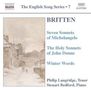 Benjamin Britten: Winter Words op.52, CD