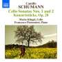 Camillo Schumann (1872-1946): Sonaten für Cello & Klavier Nr.1 & 2, CD