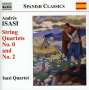 Andres Isasi (1890-1940): Streichquartette Nr.0 & 2, CD